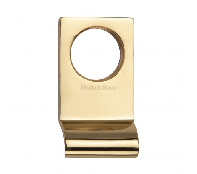 Heritage Brass V933 Square Rim Cylinder Pull - Polished Brass