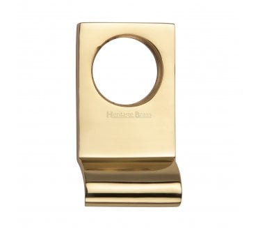 Heritage Brass V933 Square Rim Cylinder Pull - Polished Brass