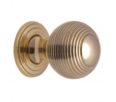 Heritage Brass V973 Beehive Cabinet Knobs - Polished Brass