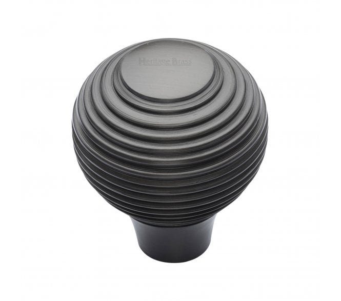 Heritage Brass V974 Beehive Cabinet Knobs - Matt Bronze