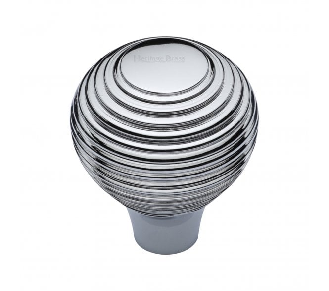 Heritage Brass V974 Beehive Cabinet Knobs - Polished Chrome