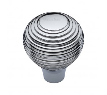 Heritage Brass V974 Beehive Cabinet Knobs - Polished Chrome