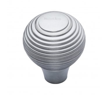 Heritage Brass V974 Beehive Cabinet Knobs - Satin Chrome