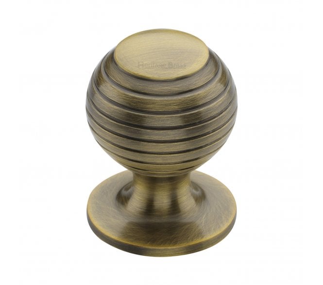 Heritage Brass V976 Beehive Cabinet Knobs - Antique Brass
