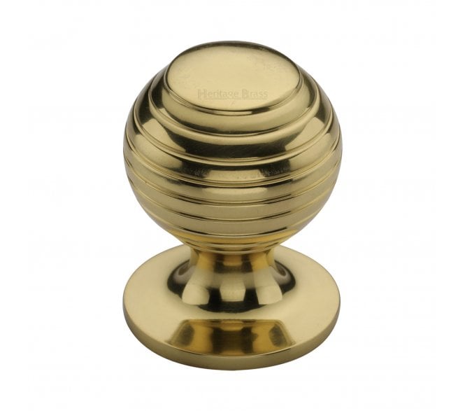 Heritage Brass V976 Beehive Cabinet Knobs - Polished Brass