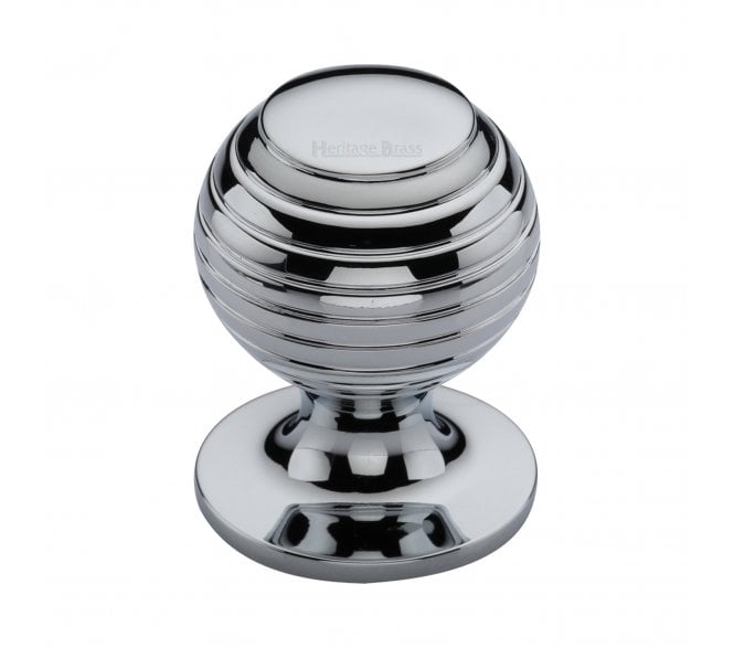 Heritage Brass V976 Beehive Cabinet Knobs - Polished Chrome