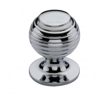 Heritage Brass V976 Beehive Cabinet Knobs - Polished Chrome