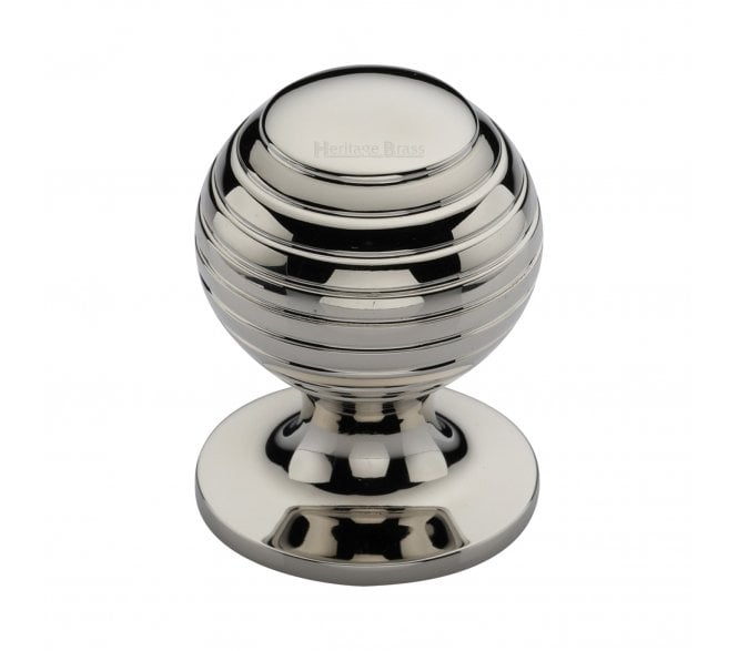 Heritage Brass V976 Beehive Cabinet Knobs - Polished Nickel