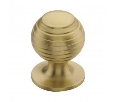 Heritage Brass V976 Beehive Cabinet Knobs - Satin Brass