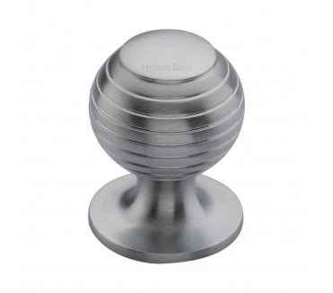 Heritage Brass V976 Beehive Cabinet Knobs - Satin Chrome