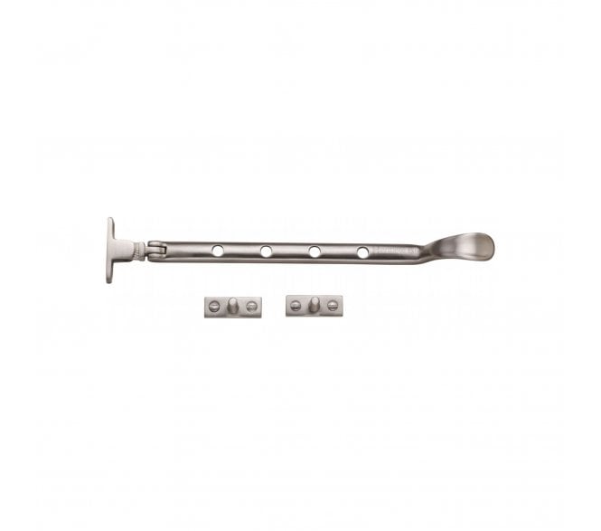 Heritage Brass V990 Spoon Casement Stays - Satin Nickel