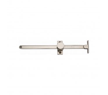 Heritage Brass V991 Sliding Casement Stay - Polished Nickel