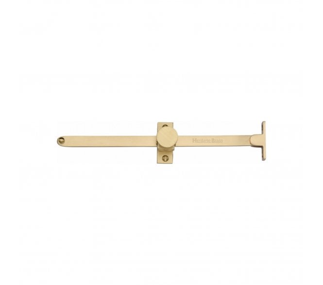 Heritage Brass V991 Sliding Casement Stay - Satin Brass
