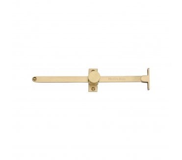 Heritage Brass V991 Sliding Casement Stay - Satin Brass