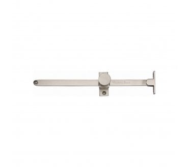 Heritage Brass V991 Sliding Casement Stay - Satin Nickel