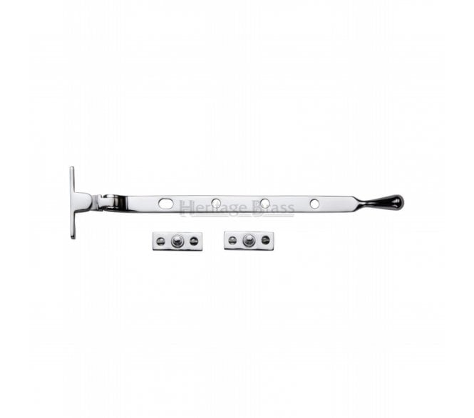 Heritage Brass V992 Bulb End Casement Stays - Polished Chrome