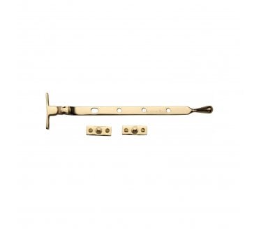Heritage Brass V992 Bulb-End Casement Stays - Unlacquered Brass