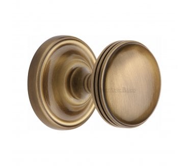 Heritage Brass Whitehall Mortice Knobs - Antique Brass