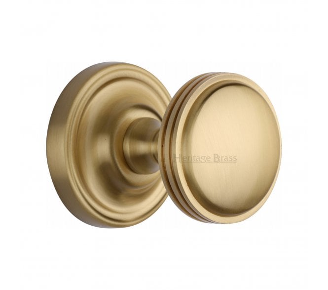 Heritage Brass Whitehall Mortice Knobs - Satin Brass