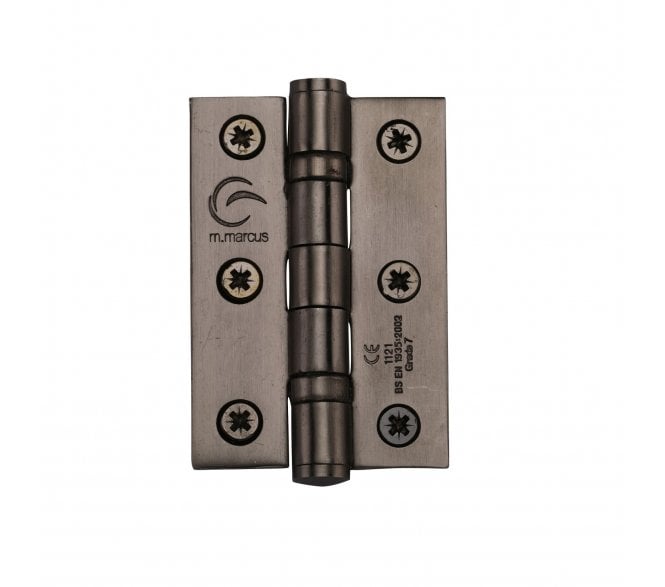 Heritage Steel Line 76x51mm Ball Bearing Hinges (Pair) - Matt Bronze