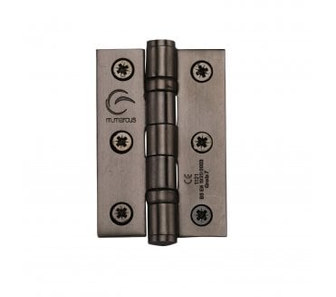 Heritage Steel Line 76x51mm Ball Bearing Hinges (Pair) - Matt Bronze