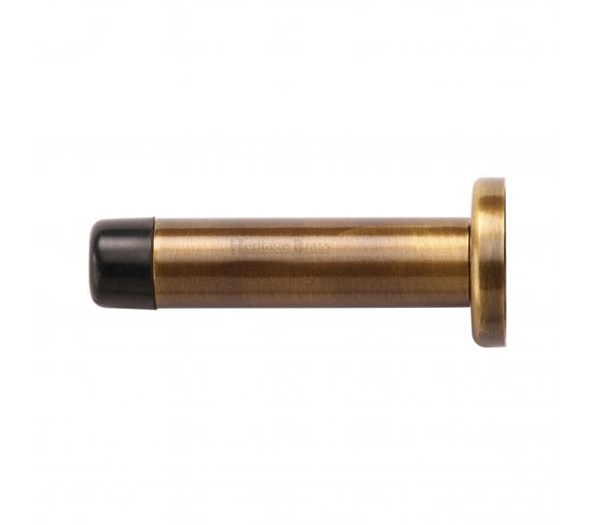 Heritage V1192 Skirting Door Stop - 64mm - Antique Brass