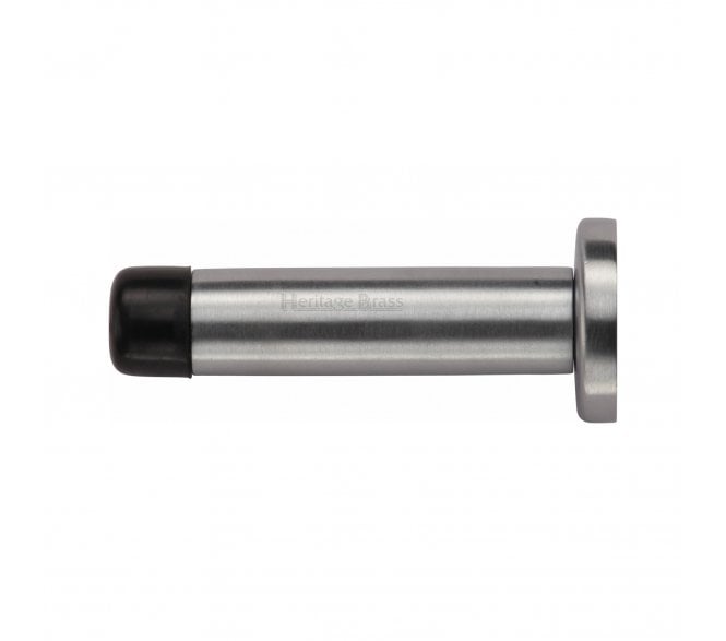 Heritage V1192 Skirting Door Stop - 64mm - Satin Chrome