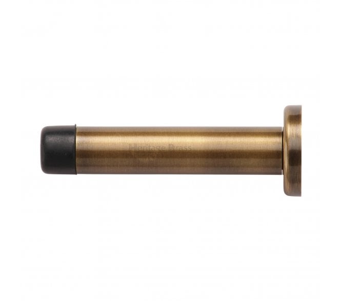 Heritage V1192 Skirting Door Stop - 76mm - Antique Brass