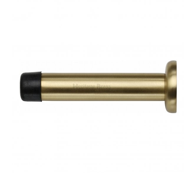 Heritage V1192 Skirting Door Stop - 76mm - Satin Brass