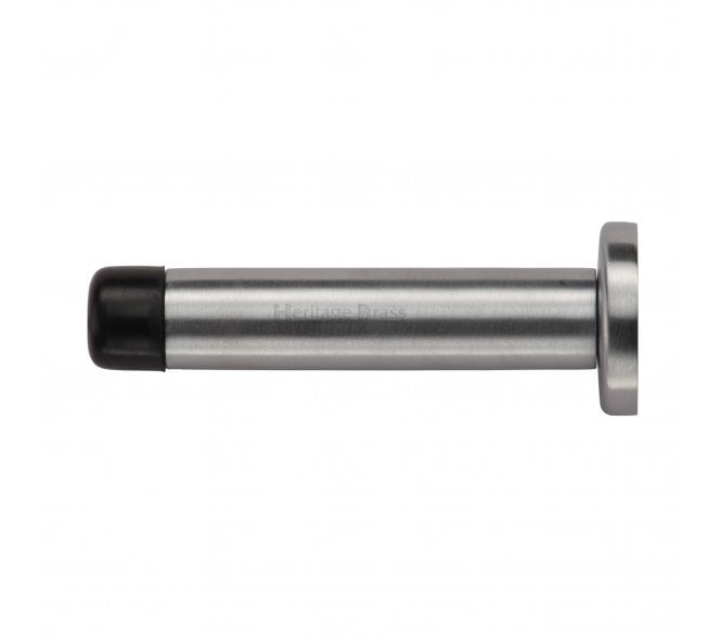 Heritage V1192 Skirting Door Stop - 76mm - Satin Chrome