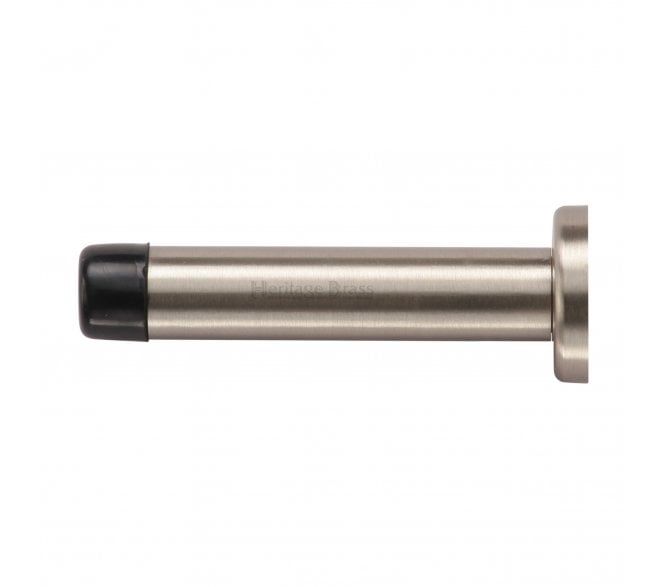 Heritage V1192 Skirting Door Stop - 76mm - Satin Nickel