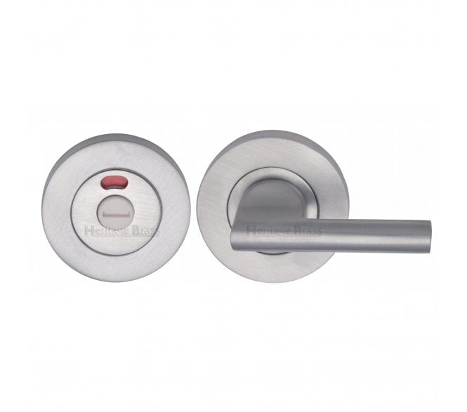 Heritage V4048 Bathroom Turn & Indicator for Less Able - Satin Chrome