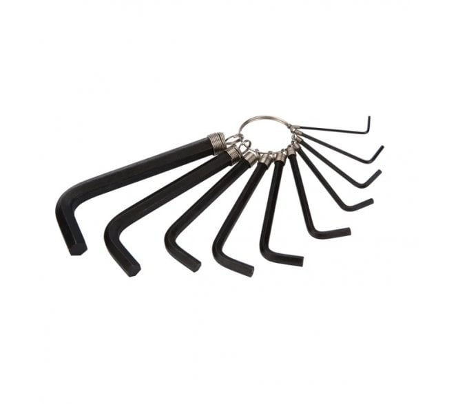 Hexagon Allen Key Set, 10 Piece (1.5mm - 10mm)