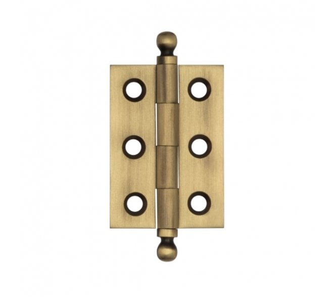 Hoxton HOX800 Finial Hinges - 50x35mm (Pair) - Antique Brass