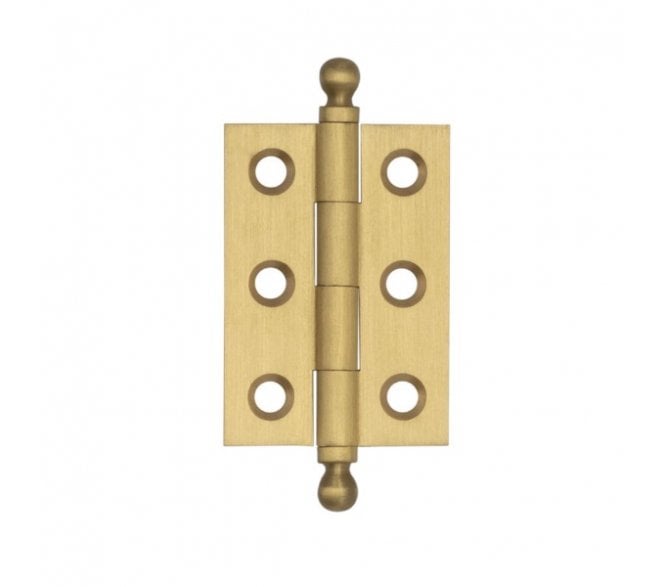 Hoxton HOX800 Finial Hinges - 50x35mm (Pair) - Satin Brass
