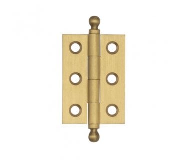 Hoxton HOX800 Finial Hinges - 50x35mm (Pair) - Satin Brass