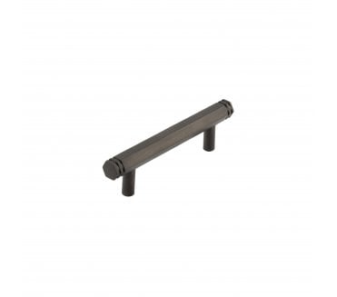Hoxton Nile Hexagonal Stepped Cabinet Handles - Dark Bronze