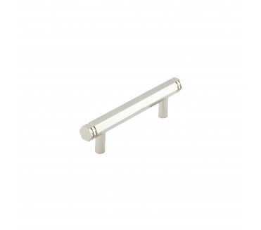 Hoxton Nile Hexagonal Stepped Cabinet Handles - Polished Nickel