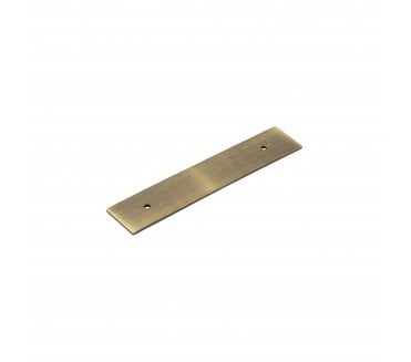 Hoxton Plain Backplate To Suit Cabinet Handles - Antique Brass