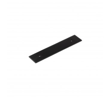 Hoxton Plain Backplate To Suit Cabinet Handles - Matt Black