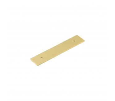 Hoxton Plain Backplate To Suit Cabinet Handles - Satin Brass