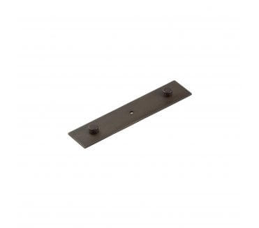 Hoxton Plain Backplate To Suit Cabinet Knobs - Dark Bronze