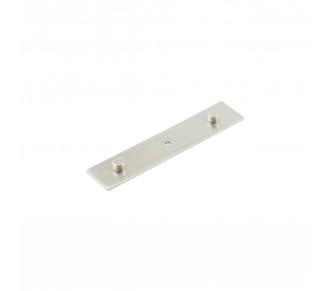 Hoxton Plain Backplate To Suit Cabinet Knobs - Satin Nickel