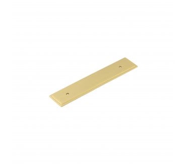 Hoxton Stepped Backplate To Suit Cabinet Handles - Satin Brass