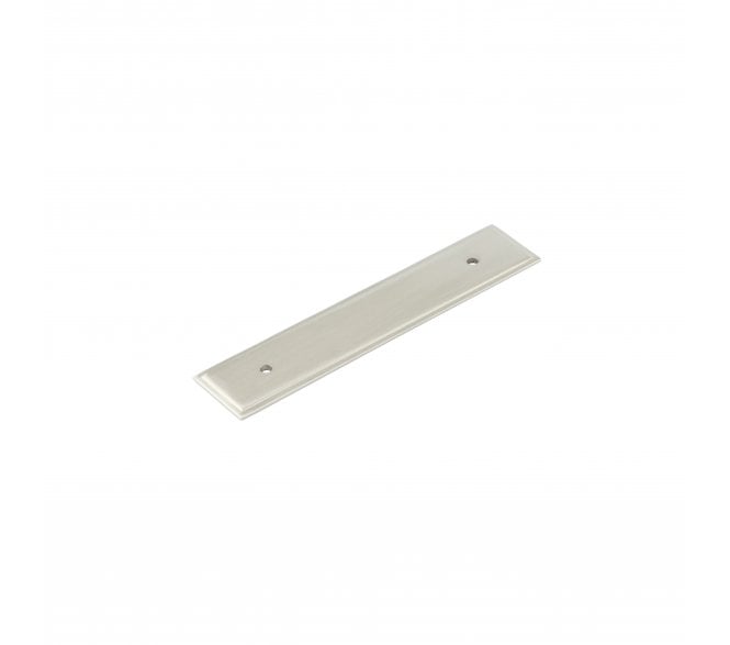Hoxton Stepped Backplate To Suit Cabinet Handles - Satin Nickel