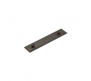 Hoxton Stepped Backplate to Suit Cabinet Knobs - Dark Bronze