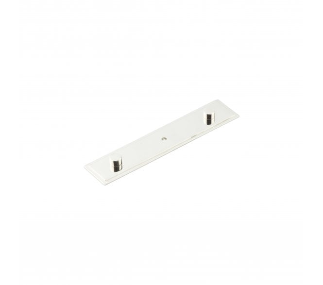 Hoxton Stepped Backplate to Suit Cabinet Knobs - Polished Nickel