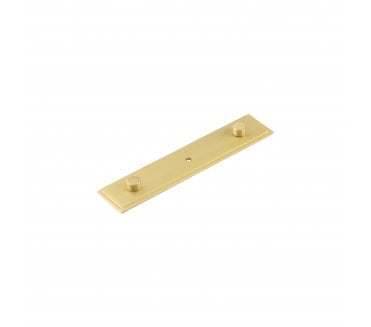 Hoxton Stepped Backplate to Suit Cabinet Knobs - Satin Brass
