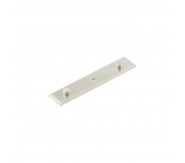 Hoxton Stepped Backplate to Suit Cabinet Knobs - Satin Nickel