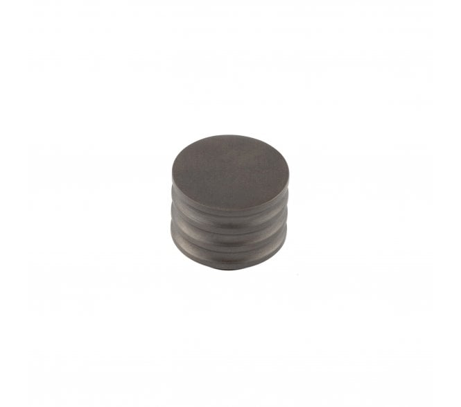 Hoxton Sturt Grooved Cabinet Knobs - Dark Bronze